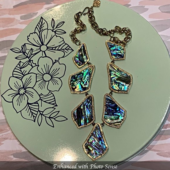 Kendra Scott Kensey - Abalone Shell Bib Necklace - Picture 8 of 9